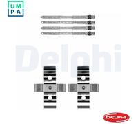Delphi LX0604 Disc Brake Pad Accessory Kit Front Fits Alfa Romeo 4C Fiat Opel
