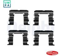 ACCESSORY KIT DISC BRAKE PAD LX0613 FOR NISSAN DATSUN BIG/M/FRONTIER NP300 3.2L