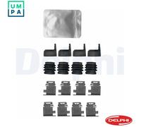 DELPHI LX0639 Accessory Kit, disc brake pads