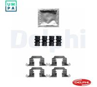 DELPHI LX0650 Accessory Kit, disc brake pads
