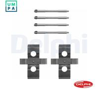 ACCESSORY KIT DISC BRAKE PAD LX0652 FOR ALFA ROMEO PEUGEOT FORD 3.2L 6cyl GTV