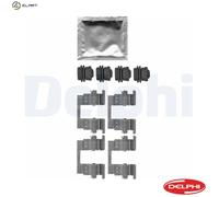 DELPHI LX0666 Brake pad fitting kit