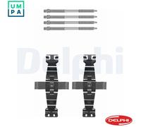 Delphi LX0674 Disc Brake Pad Accessory Kit Front Fits Audi Opel Peugeot Porsche