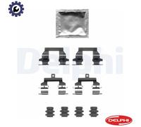 ACCESSORY KIT DISC BRAKE PAD LX0678 FOR RENAULT KOLEOS/SUV PEUGEOT NISSAN