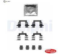ACCESSORY KIT DISC BRAKE PAD LX0678 FOR RENAULT KOLEOS/SUV PEUGEOT NISSAN