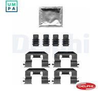 ACCESSORY KIT DISC BRAKE PAD LX0689 FOR ALFA ROMEO FIAT 199 B6.000 0.9L 2cyl