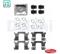 DELPHI LX0701 Accessory Kit, disc brake pads