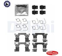 DELPHI LX0701 Accessory Kit, disc brake pads