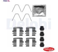 DELPHI LX0708 Accessory Kit, disc brake pad for HYUNDAI,KIA,VOLVO