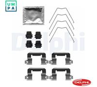Delphi LX0711 Disc Brake Pad Accessory Kit Front Fits Hyundai i30 Kia Ceed Opel