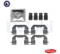 ACCESSORY KIT DISC BRAKE PAD LX0721 FOR FIAT 55263088/63087 2.0L 4cyl 500X