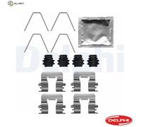 DELPHI LX0726 Brake pad fitting kit