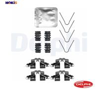 Delphi LX0734 Disc Brake Pad Accessory Kit Rear Fits Renault Clio Toyota Corolla