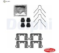 DELPHI LX0741 Brake pad fitting kit