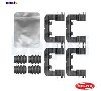 ACCESSORY KIT DISC BRAKE PAD LX0766 FOR KIA D4FD 1.7L G4KE/G4KJ 2.4L G4KD 2.0L