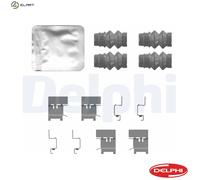 DELPHI LX0768 Brake pad fitting kit