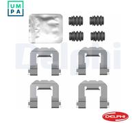 DELPHI LX0775 Brake pad fitting kit