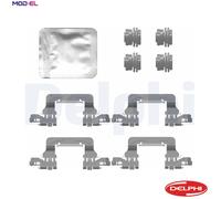 ACCESSORY KIT DISC BRAKE PAD LX0778 FOR VW AUDI A6/C8/Allroad A7/Sportback Q8