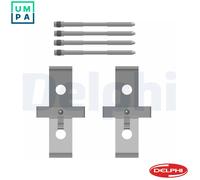 Disc Brake Pad Accessory Kit Delphi LX0793 Fits Audi Cupra Seat Skoda TT