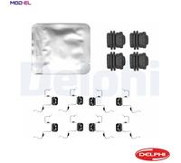 ACCESSORY KIT DISC BRAKE PAD LX0808 FOR PEUGEOT PARTNER/Box/Body/MPV RIFTER 1.2L