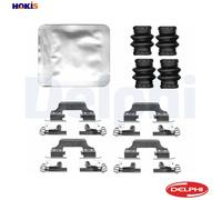 ACCESSORY KIT DISC BRAKE PAD LX0809 FOR RENAULT CLIO/V ZOE/Hatchback/Van 1.0L