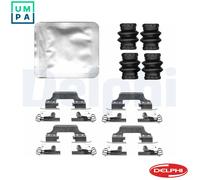 Disc Brake Pad Accessory Kit Delphi LX0809 Fits Nissan Renault Juke Clio Megane