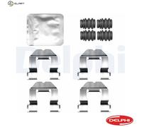 DELPHI LX0810 Brake pad fitting kit