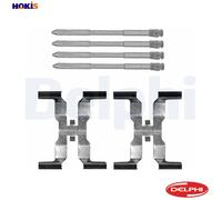 ACCESSORY KIT DISC BRAKE PAD LX0812 FOR LAND ROVER RANGE/VELAR JAGUAR 5.0L 4cyl