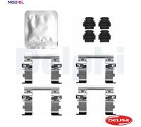 DELPHI LX0828 Brake pad fitting kit