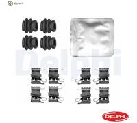 ACCESSORY KIT DISC BRAKE PAD LX0845 FOR MITSUBISHI OUTLANDER/III/Van ECLIPSE
