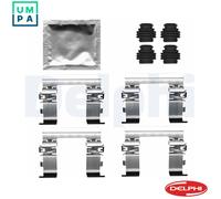 ACCESSORY KIT DISC BRAKE PAD LX0847 FOR KIA PEUGEOT 5008/II/Van G4FT/G4FU 1.6L