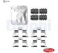 ACCESSORY KIT DISC BRAKE PAD LX0857 FOR HYUNDAI G3LE/G3LH/G3LF 1.0L 3cyl KONA