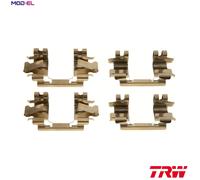 TRW Brake Pad Fitting Kit PFK335 for Honda Civic del Sol Mk III, Civic Mk V Coupe