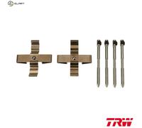 TRW PFK638 Brake pad fitting kit