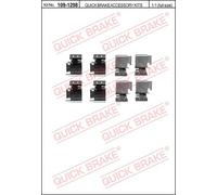 ACCESSORY KIT, DISC BRAKE PADS FOR ABARTH PUNTO PUNTO EVO QUICK BRAKE 109-1298