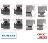 Accessory Kit, disc brake pads for ABARTH PUNTO PUNTO EVO QUICK BRAKE 109-1298