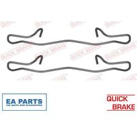 Accessory Kit, disc brake pads for ALFA ROMEO GIULIA QUICK BRAKE 109-1755