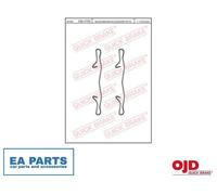 Accessory Kit, disc brake pads for ALFA ROMEO GIULIETTA QUICK BRAKE 109-1755