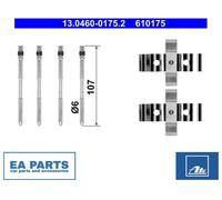 Accessory Kit, disc brake pads for ALFA ROMEO MITO ATE 13.0460-0175.2 NEW