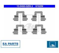 Accessory Kit, disc brake pads for AUDI A3 A3 Convertible ATE 13.0460-0259.2