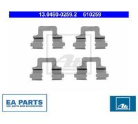 Accessory Kit, disc brake pads for AUDI SEAT VW ATE 13.0460-0259.2