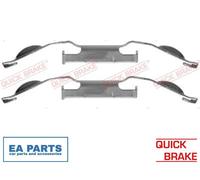 Accessory Kit, disc brake pads for BMW E85 QUICK BRAKE 109-1221