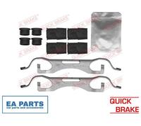 Accessory Kit, disc brake pads for FORD USA EDGE QUICK BRAKE 109-1887