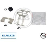 Accessory Kit, disc brake pads for HONDA STREAM A.B.S. 1863Q
