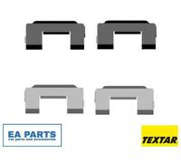 Accessory Kit, disc brake pads for JAGUAR S-TYPE TEXTAR 82510700