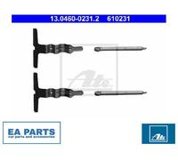 Accessory Kit, disc brake pads for MERCEDES-BENZ ATE 13.0460-0231.2