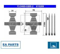 Accessory Kit, disc brake pads for MERCEDES-BENZ ATE 13.0460-0269.2