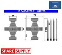 ACCESSORY KIT, DISC BRAKE PADS FOR MERCEDES-BENZ ATE 13.0460-0269.2