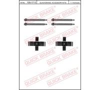 ACCESSORY KIT, DISC BRAKE PADS FOR MERCEDES-BENZ W202 S202 QUICK BRAKE 109-1713