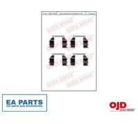 Accessory Kit, disc brake pads for MITSUBISHI COLT DELICA QUICK BRAKE 109-1103